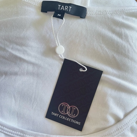Tart Collections White Tank Top, Soft Fabrication Size MED - Picture 7 of 8